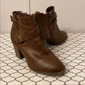 Brown booties